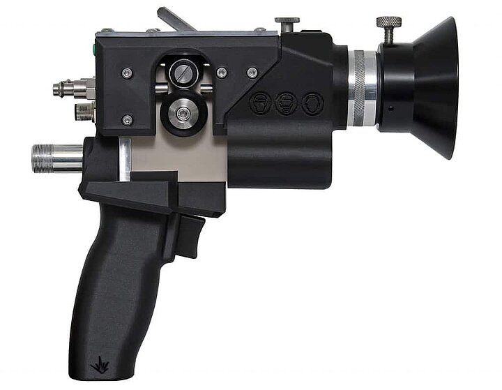 Metalizačné zariadenie Arc 145(19) - metalizačná pištoľ - pohľad zboku