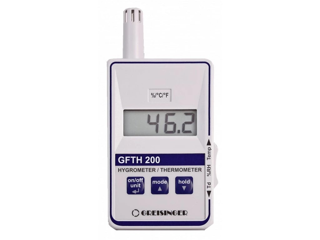 Digitálny teplomer/vlhkomer vzduchu Greisinger GFTH 200